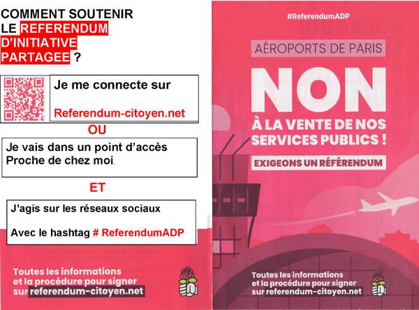 NON à la vente de nos services publics
